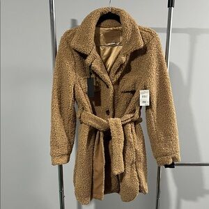 Blank NYC Brown Teddy Jacket